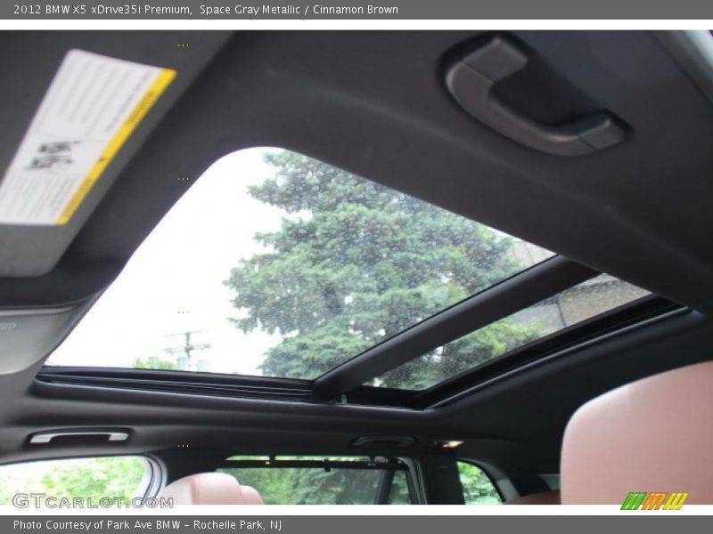 Space Gray Metallic / Cinnamon Brown 2012 BMW X5 xDrive35i Premium