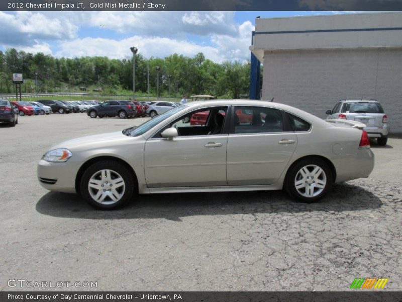Gold Mist Metallic / Ebony 2012 Chevrolet Impala LT
