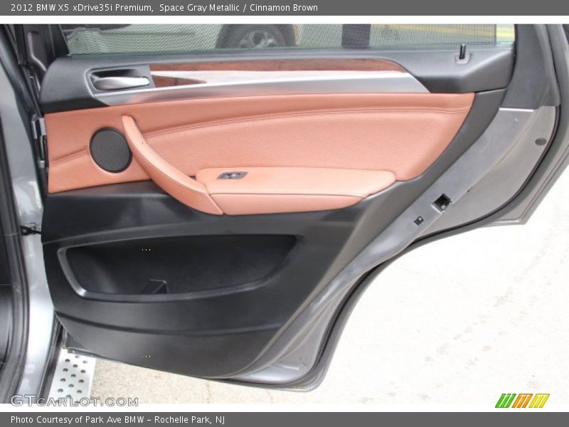 Space Gray Metallic / Cinnamon Brown 2012 BMW X5 xDrive35i Premium