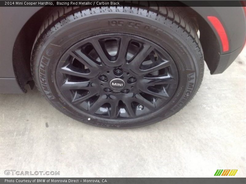 Blazing Red Metallic / Carbon Black 2014 Mini Cooper Hardtop