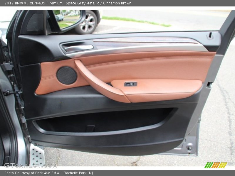 Space Gray Metallic / Cinnamon Brown 2012 BMW X5 xDrive35i Premium