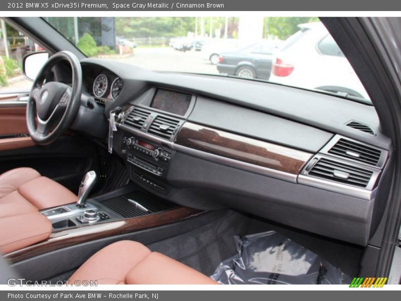 Space Gray Metallic / Cinnamon Brown 2012 BMW X5 xDrive35i Premium