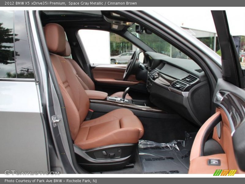 Space Gray Metallic / Cinnamon Brown 2012 BMW X5 xDrive35i Premium