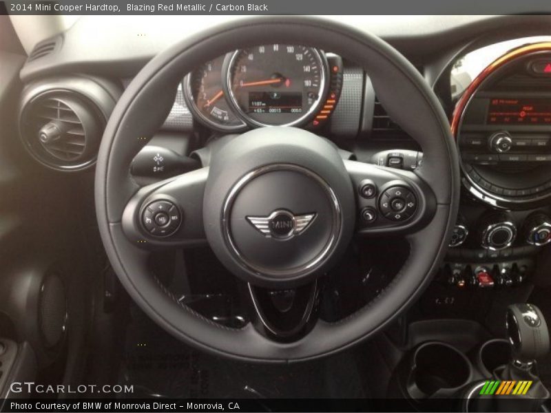 Blazing Red Metallic / Carbon Black 2014 Mini Cooper Hardtop