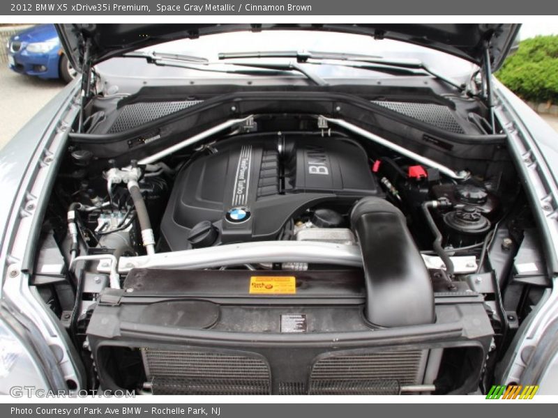 Space Gray Metallic / Cinnamon Brown 2012 BMW X5 xDrive35i Premium