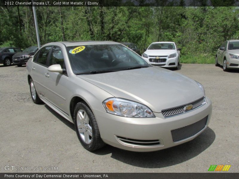 Gold Mist Metallic / Ebony 2012 Chevrolet Impala LT