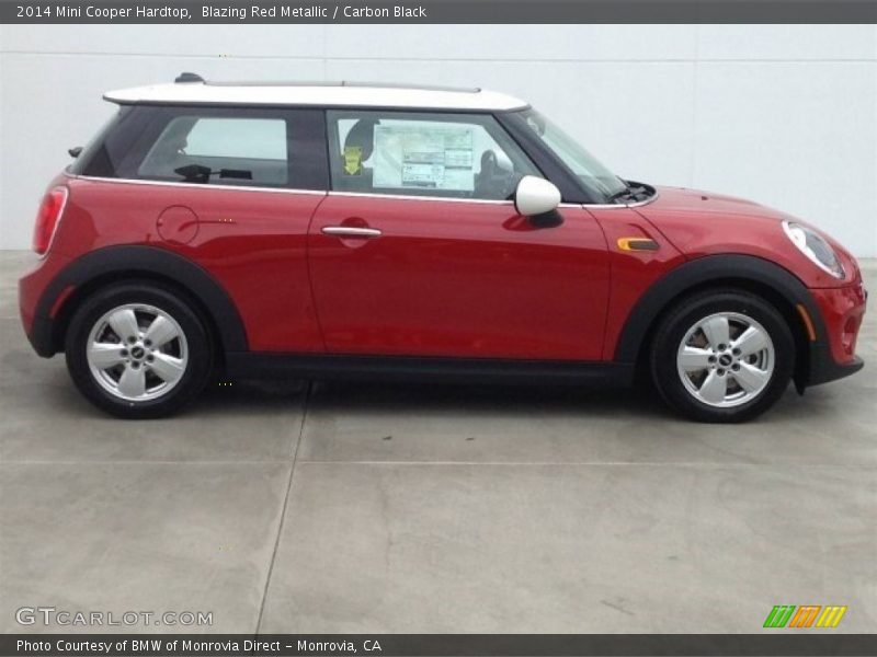  2014 Cooper Hardtop Blazing Red Metallic