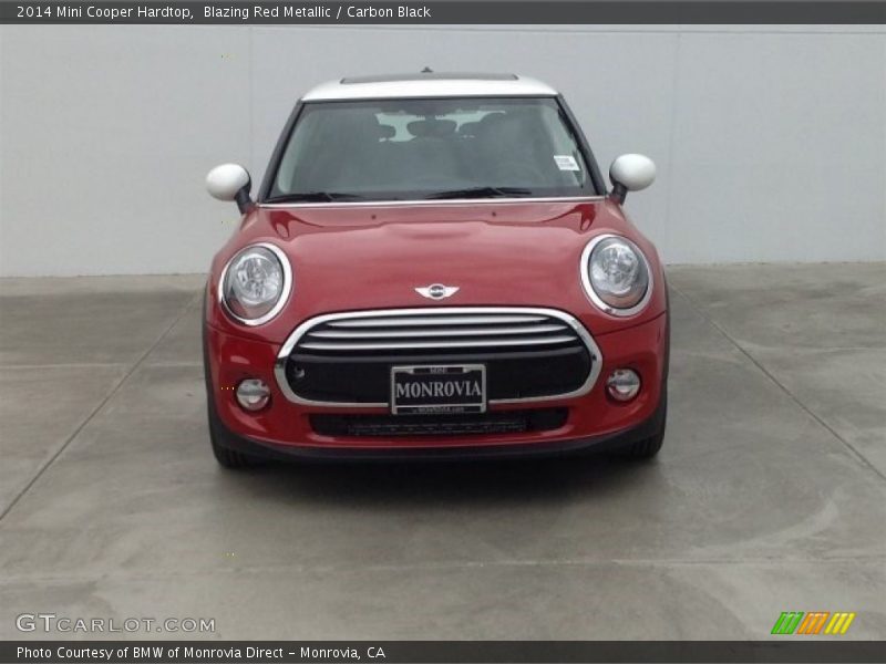 Blazing Red Metallic / Carbon Black 2014 Mini Cooper Hardtop