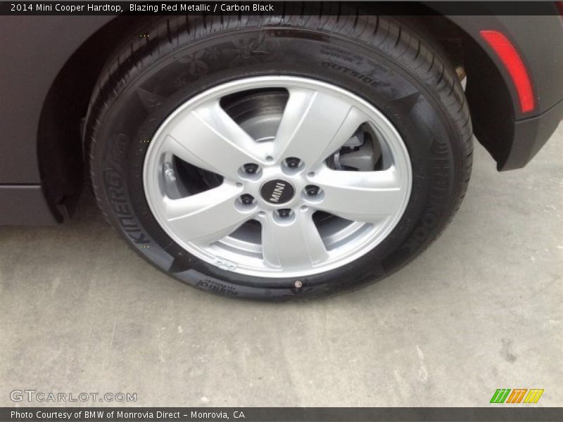 Blazing Red Metallic / Carbon Black 2014 Mini Cooper Hardtop