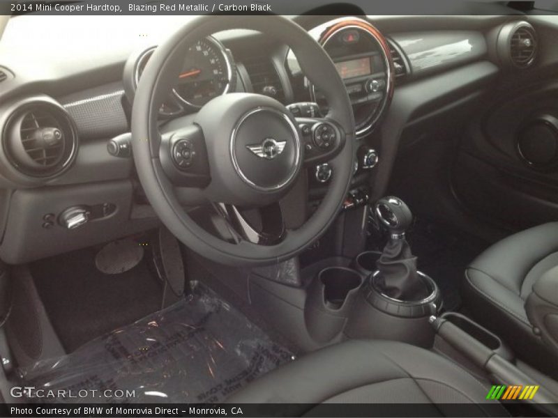 Blazing Red Metallic / Carbon Black 2014 Mini Cooper Hardtop