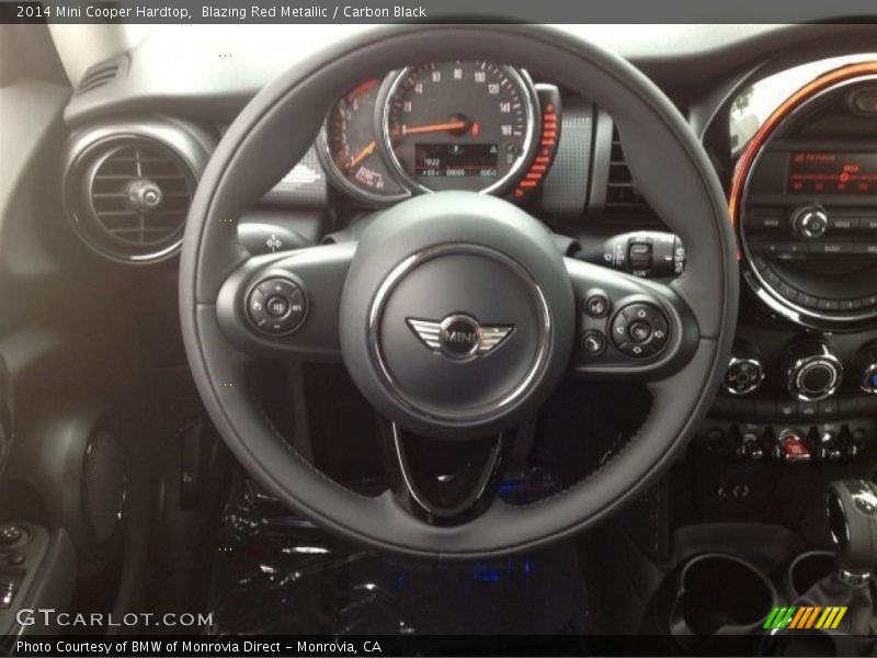 Blazing Red Metallic / Carbon Black 2014 Mini Cooper Hardtop