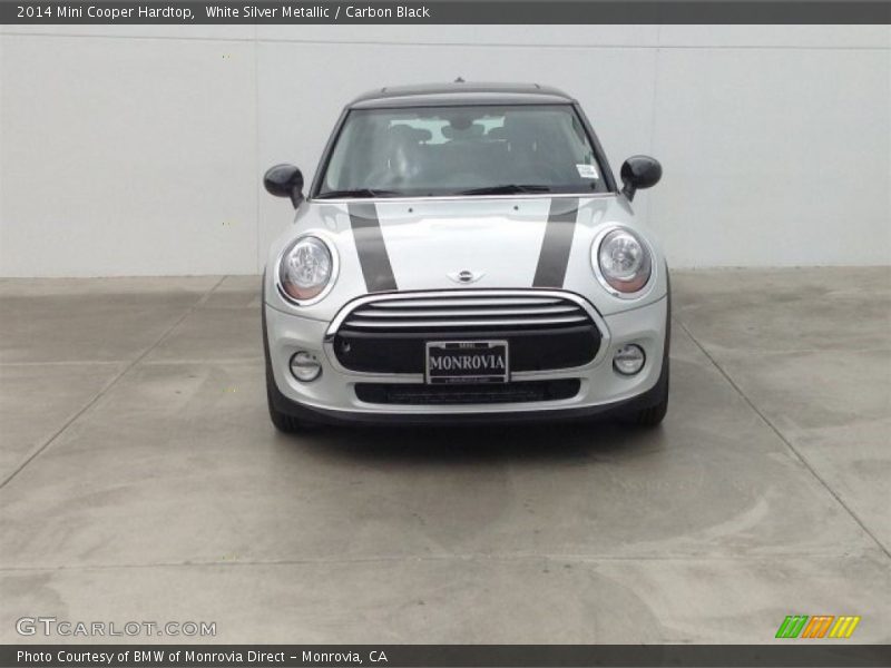 White Silver Metallic / Carbon Black 2014 Mini Cooper Hardtop