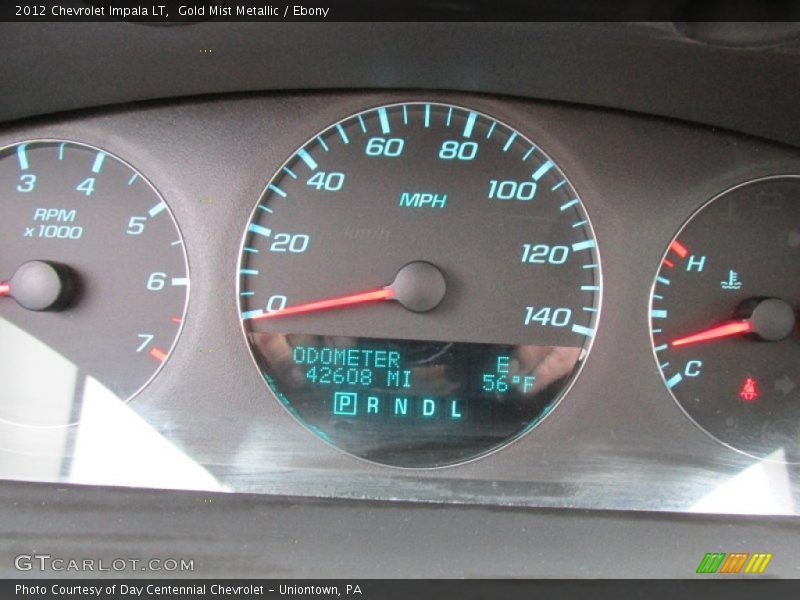 Gold Mist Metallic / Ebony 2012 Chevrolet Impala LT