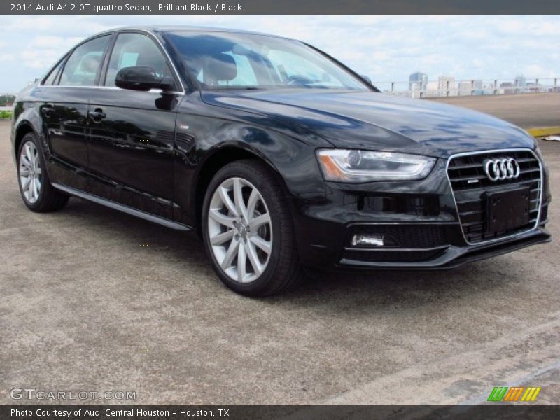 Brilliant Black / Black 2014 Audi A4 2.0T quattro Sedan