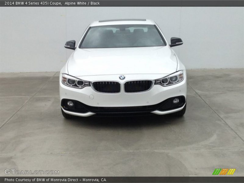 Alpine White / Black 2014 BMW 4 Series 435i Coupe
