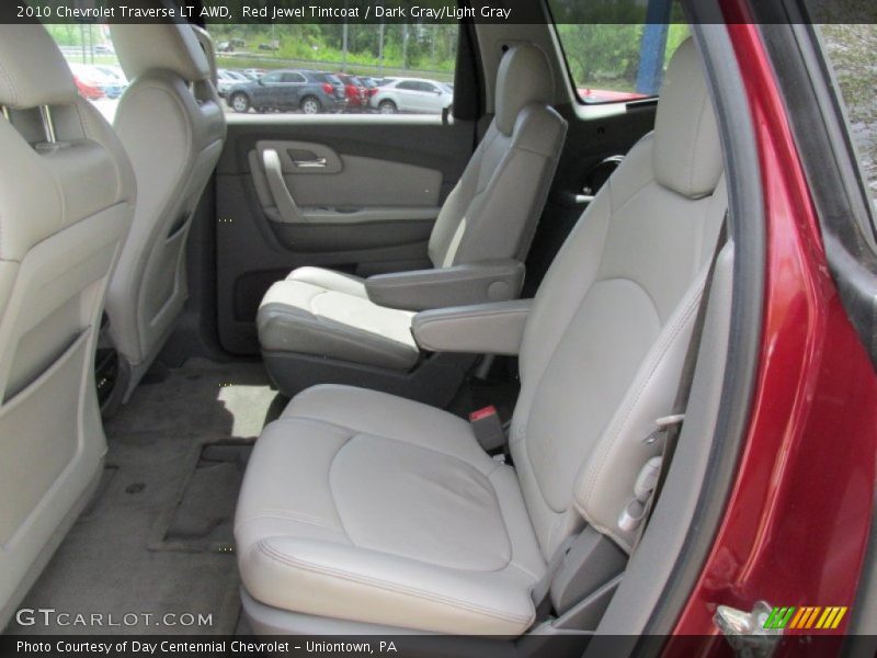 Red Jewel Tintcoat / Dark Gray/Light Gray 2010 Chevrolet Traverse LT AWD