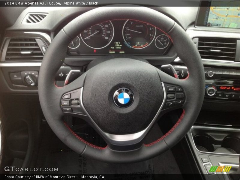 Alpine White / Black 2014 BMW 4 Series 435i Coupe