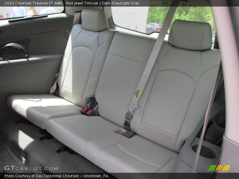 Red Jewel Tintcoat / Dark Gray/Light Gray 2010 Chevrolet Traverse LT AWD