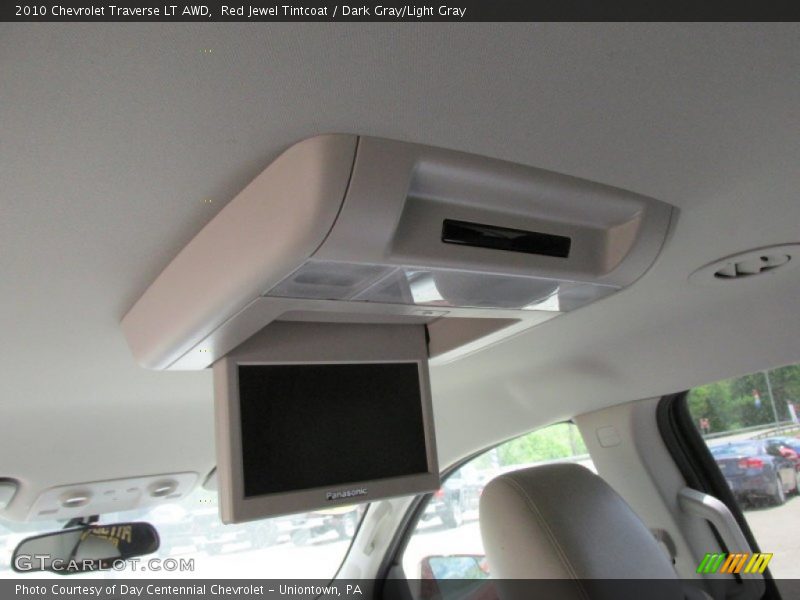 Red Jewel Tintcoat / Dark Gray/Light Gray 2010 Chevrolet Traverse LT AWD