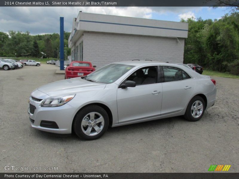 Silver Ice Metallic / Jet Black/Titanium 2014 Chevrolet Malibu LS