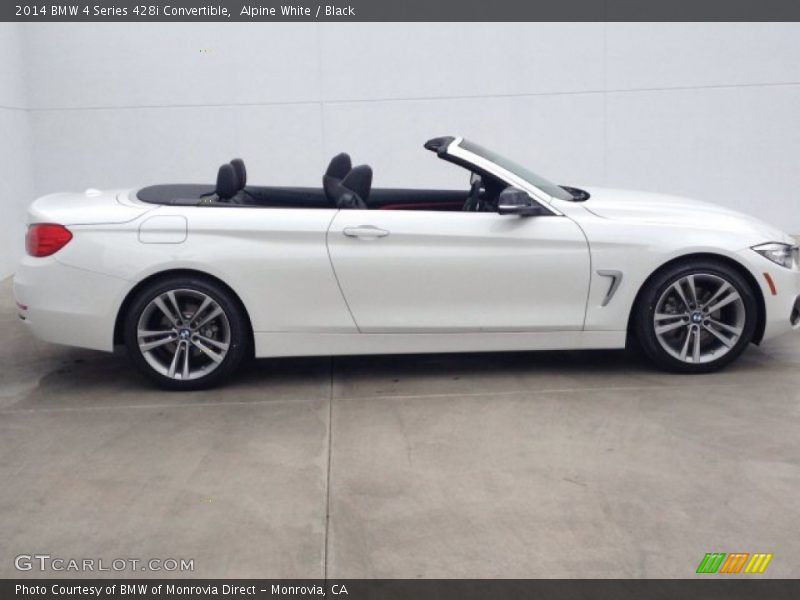 Alpine White / Black 2014 BMW 4 Series 428i Convertible