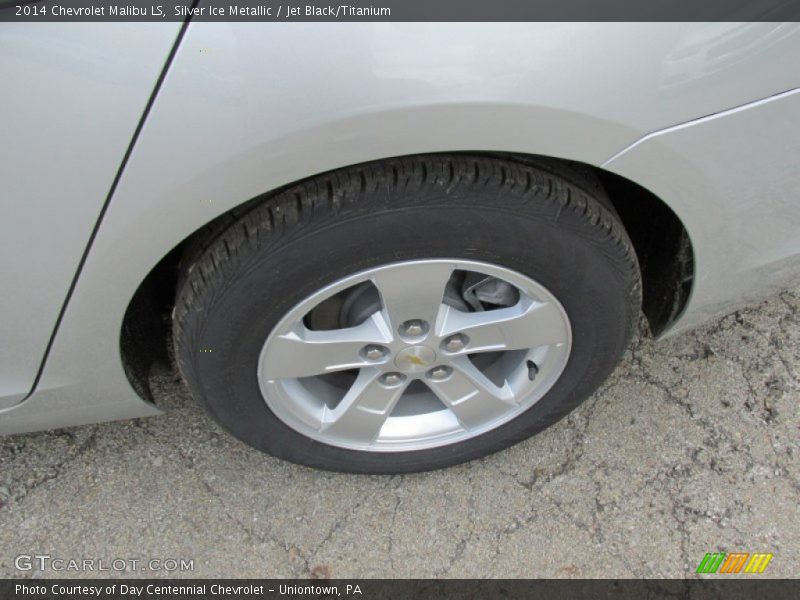 Silver Ice Metallic / Jet Black/Titanium 2014 Chevrolet Malibu LS