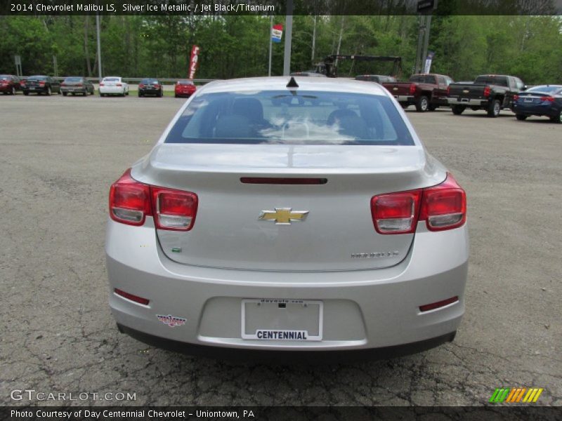 Silver Ice Metallic / Jet Black/Titanium 2014 Chevrolet Malibu LS