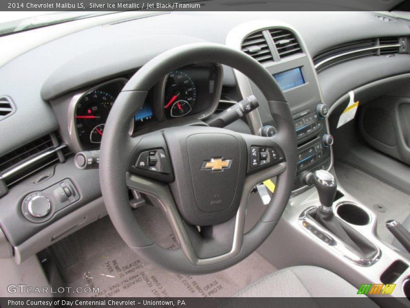 Silver Ice Metallic / Jet Black/Titanium 2014 Chevrolet Malibu LS