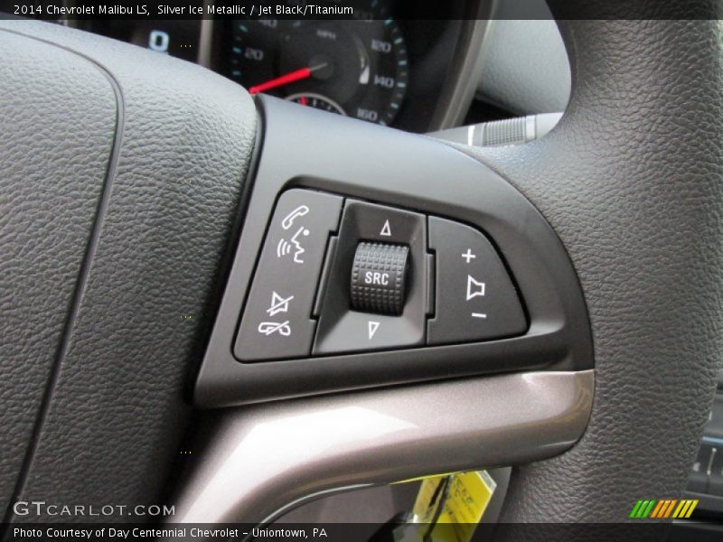 Silver Ice Metallic / Jet Black/Titanium 2014 Chevrolet Malibu LS