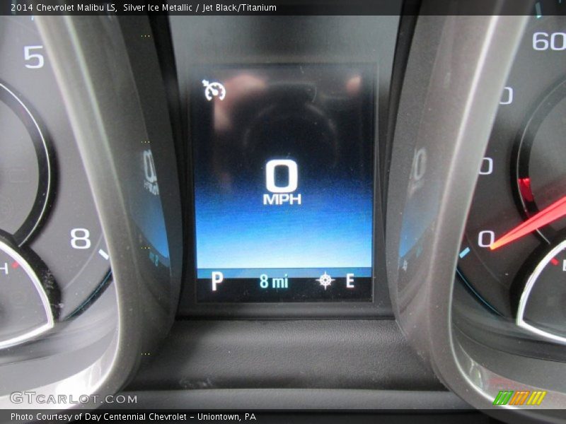 Silver Ice Metallic / Jet Black/Titanium 2014 Chevrolet Malibu LS
