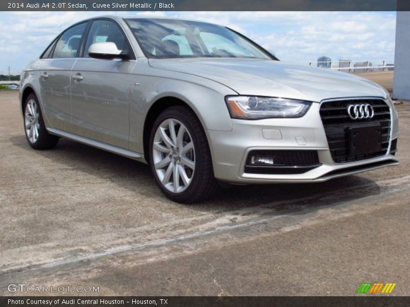 Cuvee Silver Metallic / Black 2014 Audi A4 2.0T Sedan