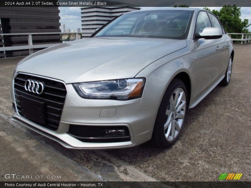 Cuvee Silver Metallic / Black 2014 Audi A4 2.0T Sedan