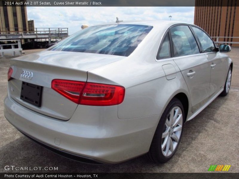 Cuvee Silver Metallic / Black 2014 Audi A4 2.0T Sedan