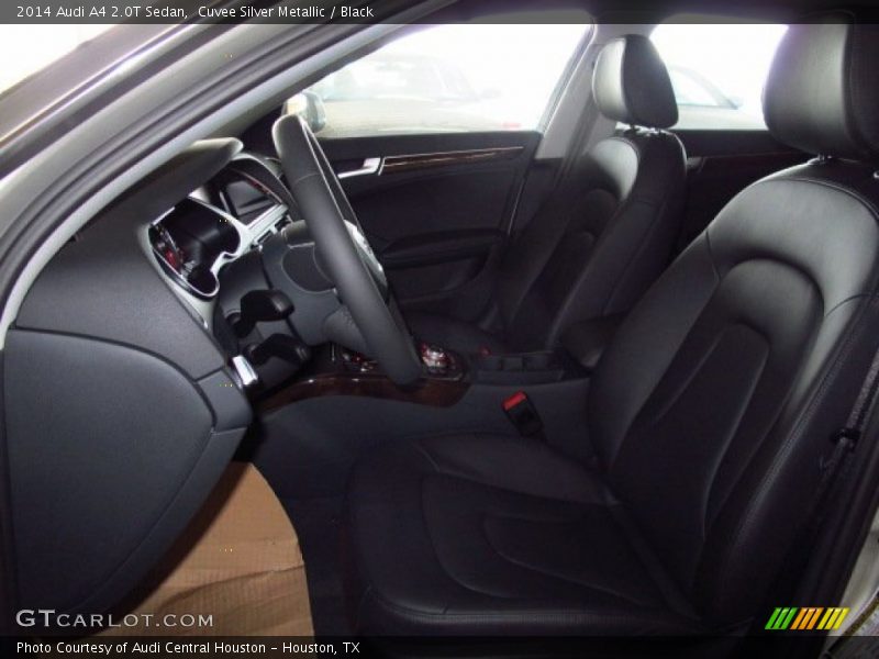 Cuvee Silver Metallic / Black 2014 Audi A4 2.0T Sedan