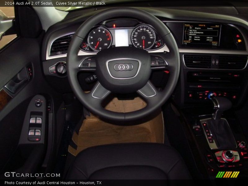 Cuvee Silver Metallic / Black 2014 Audi A4 2.0T Sedan