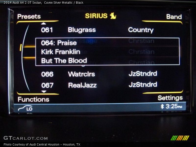 Cuvee Silver Metallic / Black 2014 Audi A4 2.0T Sedan