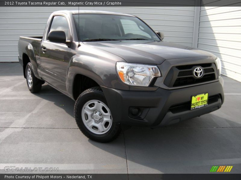 Magnetic Gray Mica / Graphite 2012 Toyota Tacoma Regular Cab