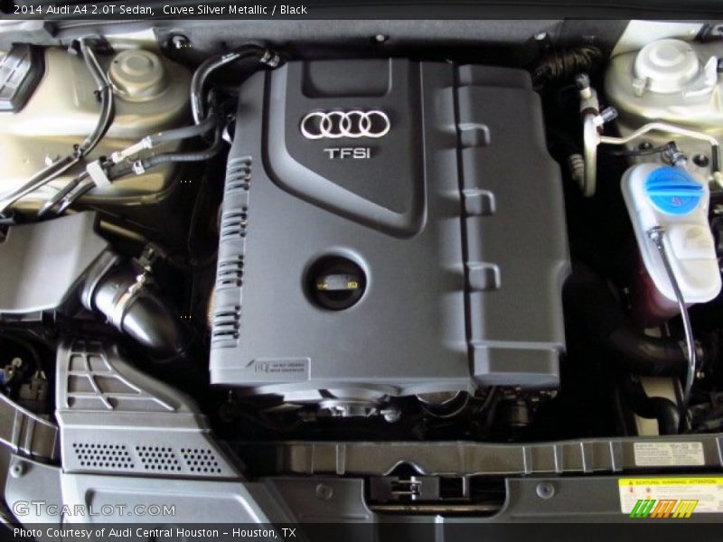 Cuvee Silver Metallic / Black 2014 Audi A4 2.0T Sedan
