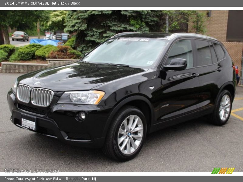 Jet Black / Black 2014 BMW X3 xDrive28i