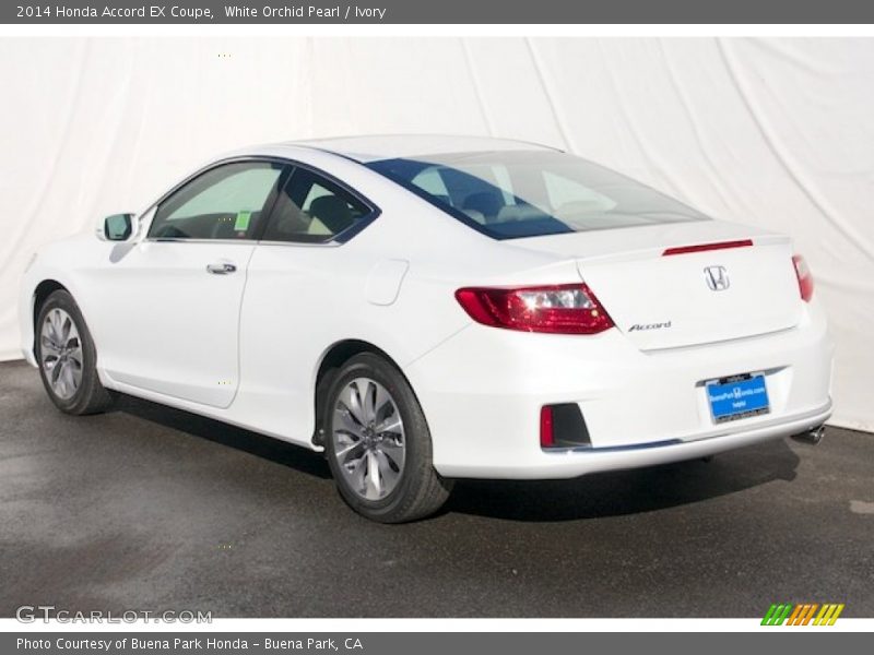 White Orchid Pearl / Ivory 2014 Honda Accord EX Coupe