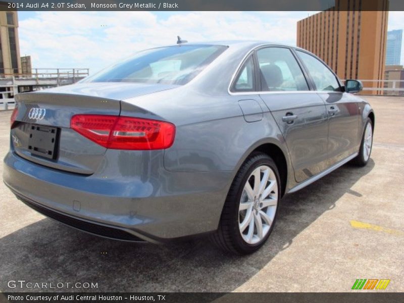 Monsoon Grey Metallic / Black 2014 Audi A4 2.0T Sedan