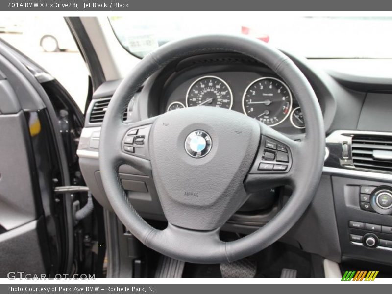Jet Black / Black 2014 BMW X3 xDrive28i