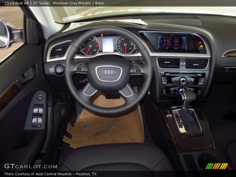 Monsoon Grey Metallic / Black 2014 Audi A4 2.0T Sedan