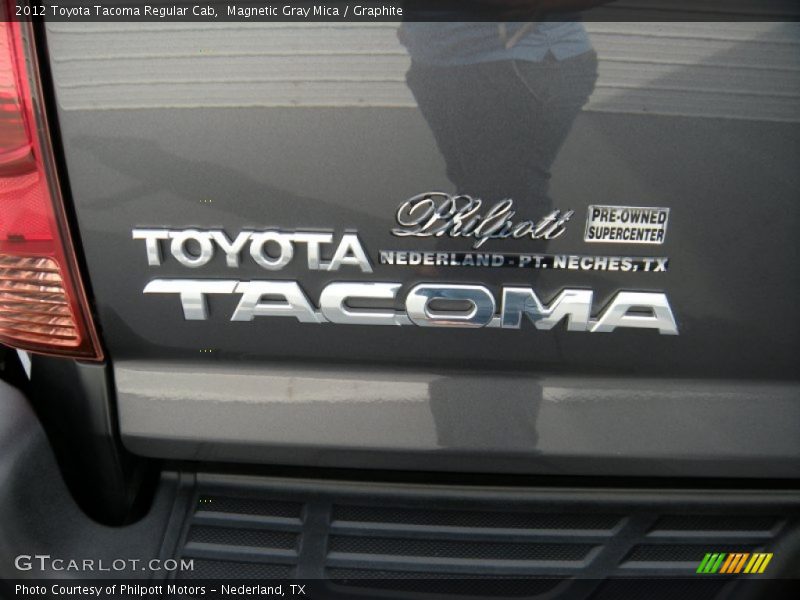 Magnetic Gray Mica / Graphite 2012 Toyota Tacoma Regular Cab