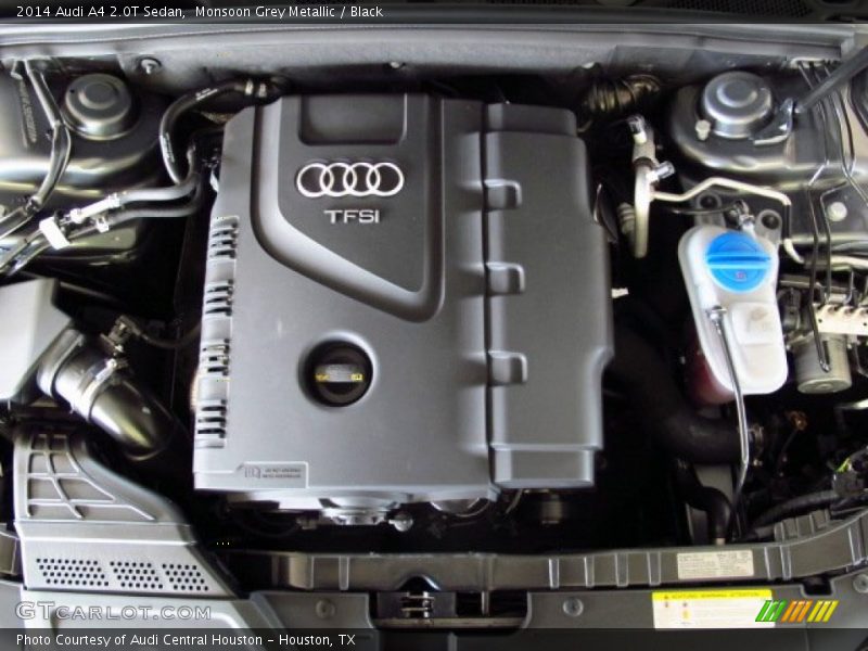 Monsoon Grey Metallic / Black 2014 Audi A4 2.0T Sedan