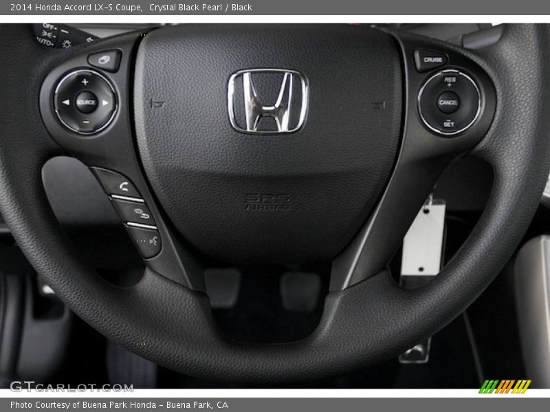 Crystal Black Pearl / Black 2014 Honda Accord LX-S Coupe