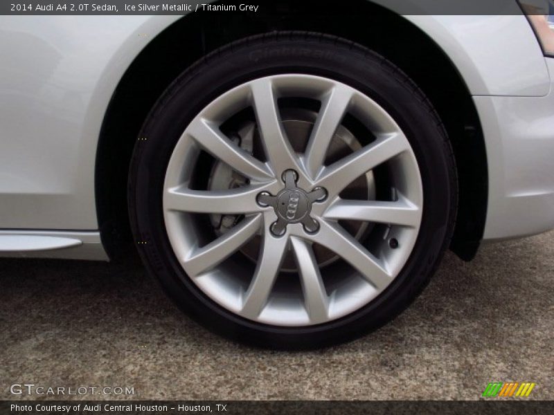 Ice Silver Metallic / Titanium Grey 2014 Audi A4 2.0T Sedan