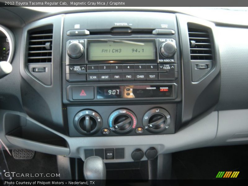 Magnetic Gray Mica / Graphite 2012 Toyota Tacoma Regular Cab