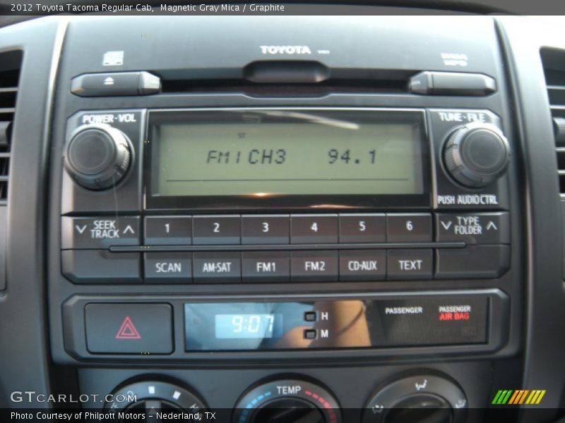 Magnetic Gray Mica / Graphite 2012 Toyota Tacoma Regular Cab