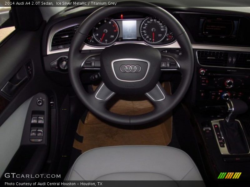 Ice Silver Metallic / Titanium Grey 2014 Audi A4 2.0T Sedan